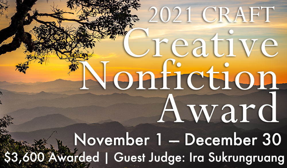 Craft Creative Nonfiction Award Craft